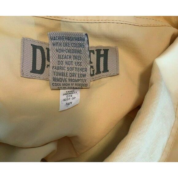 Duluth Trading Co Shirt Mens 2XL Short Sleeve Chest Pocket Button Down Preppy - Picture 5 of 7